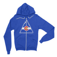 Colorado Rockies Hockey Inspired Zip Up Hoodie sweater